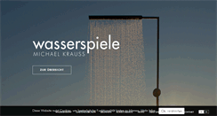 Desktop Screenshot of michael-krauss-wasserspiele.de