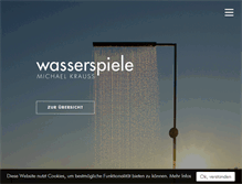 Tablet Screenshot of michael-krauss-wasserspiele.de
